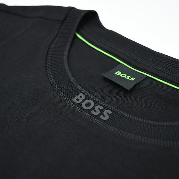 HUGO BOSS ヒューゴボス コットンTシャツ ロゴ入りクルーネック