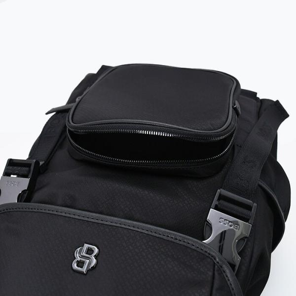 HUGO BOSS DOUBLE Bモノグラム フラップバックパック