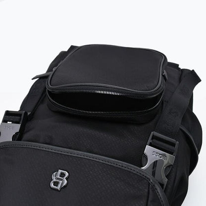 HUGO BOSS DOUBLE Bモノグラム フラップバックパック