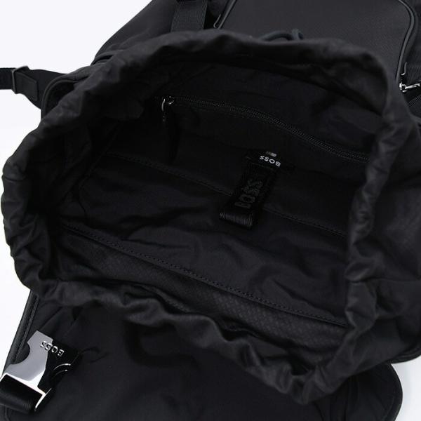 HUGO BOSS DOUBLE Bモノグラム フラップバックパック
