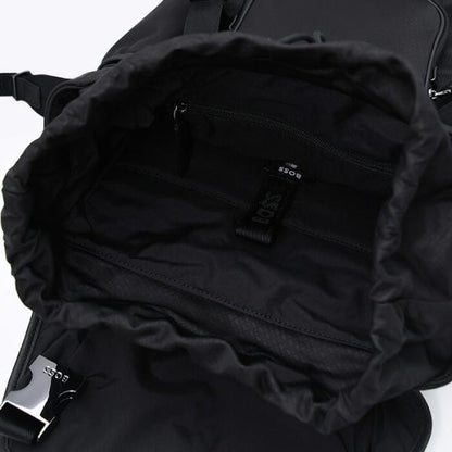 HUGO BOSS DOUBLE Bモノグラム フラップバックパック