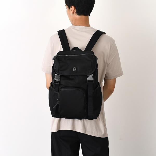 HUGO BOSS DOUBLE Bモノグラム フラップバックパック