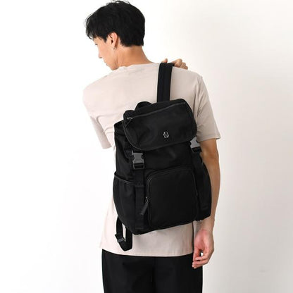 HUGO BOSS DOUBLE Bモノグラム フラップバックパック