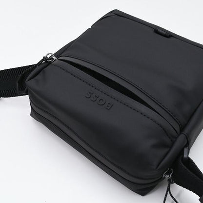 HUGO BOSS STENSON フェイクレザー レポーターバッグ