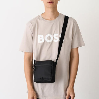 HUGO BOSS STENSON フェイクレザー レポーターバッグ