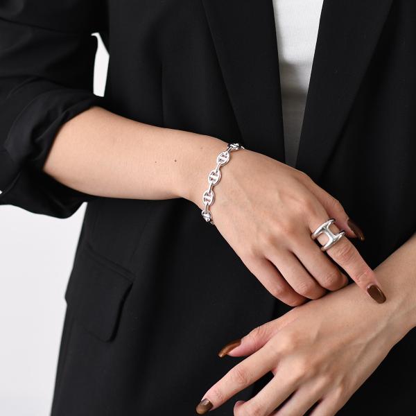 HERMES エルメス Chaine d'ancre Enchainee Bracelet MM シェーヌダンクル アンシェネ ブレスレット