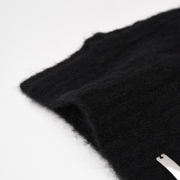 HERNO ヘルノ RESORT ケーブルニット＆アルパカウール スカーフ