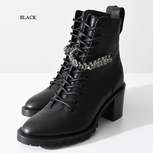 JIMMY CHOO Cruz 65 レースアップ コンバットブーツ