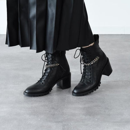 JIMMY CHOO Cruz 65 レースアップ コンバットブーツ