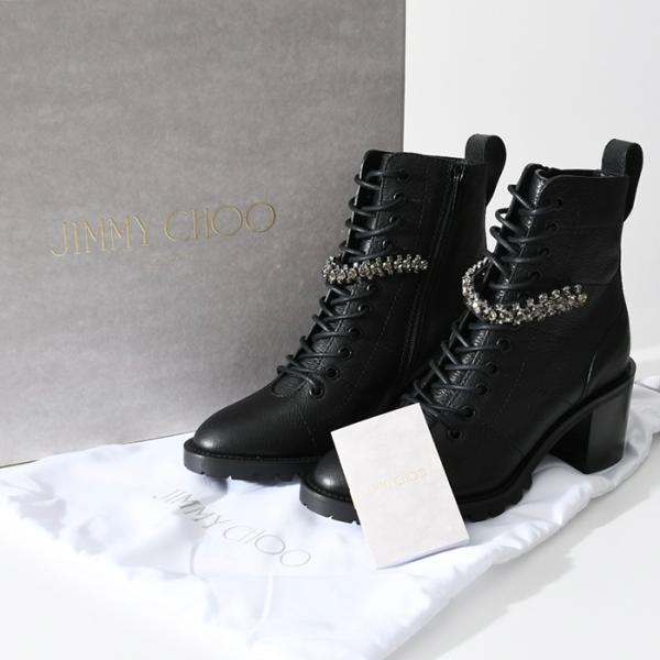 JIMMY CHOO Cruz 65 レースアップ コンバットブーツ