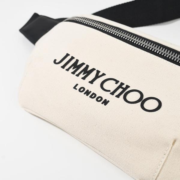 JIMMY CHOO FINSLEY キャンバスベルトバッグ