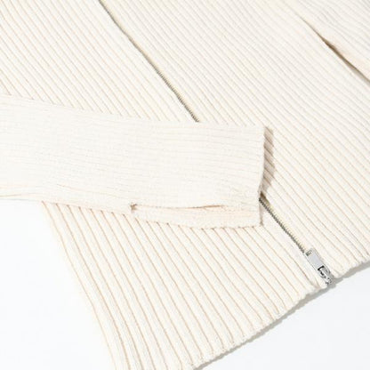 JILSANDER コットン リブ ニット カーディガン