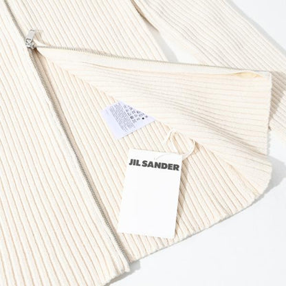 JILSANDER コットン リブ ニット カーディガン