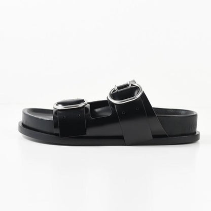 JILSANDER バックルストラップ レザー サンダル