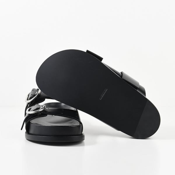 JILSANDER バックルストラップ レザー サンダル