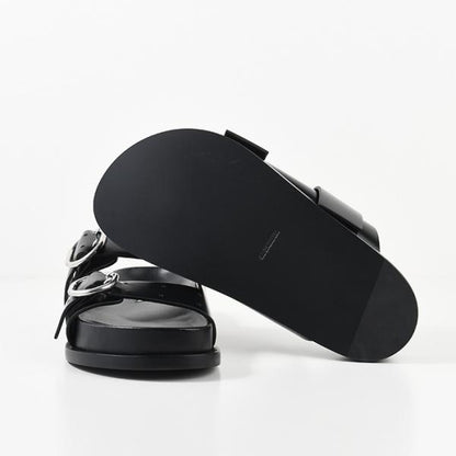 JILSANDER バックルストラップ レザー サンダル