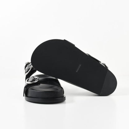JILSANDER バックルストラップ レザー サンダル