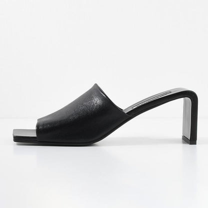 JILSANDER スカルプチャー ヒール サンダル