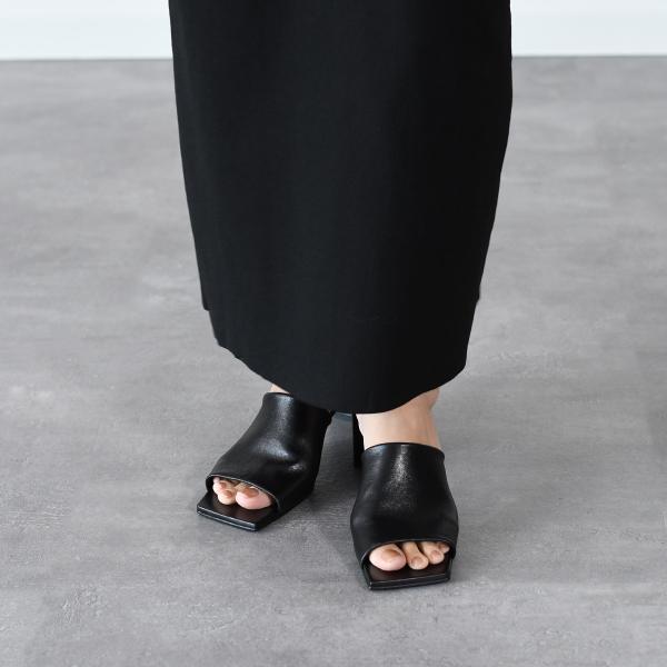 JILSANDER スカルプチャー ヒール サンダル
