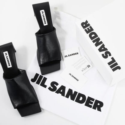JILSANDER スカルプチャー ヒール サンダル