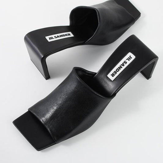 JILSANDER 해골 힐 샌들 