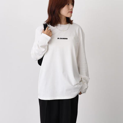 JILSANDER ロゴ 長袖コットンＴシャツ