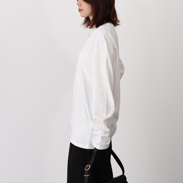 JILSANDER ロゴ 長袖コットンＴシャツ