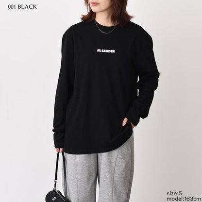 JILSANDER ロゴ 長袖コットンＴシャツ