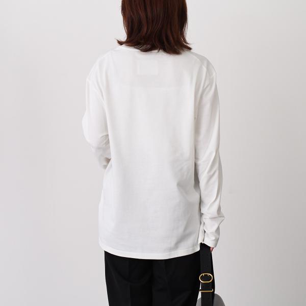 JILSANDER ロゴ 長袖コットンＴシャツ