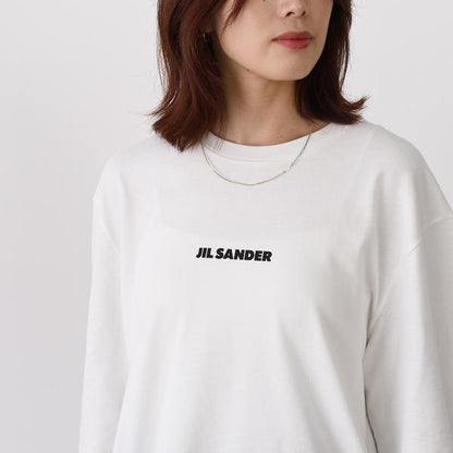 JILSANDER ロゴ 長袖コットンＴシャツ