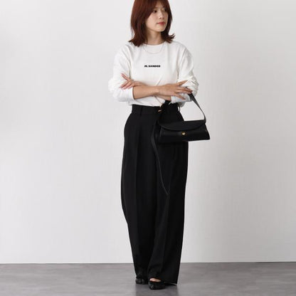 JILSANDER ロゴ 長袖コットンＴシャツ