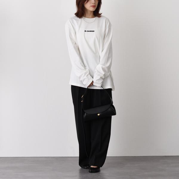JILSANDER ロゴ 長袖コットンＴシャツ