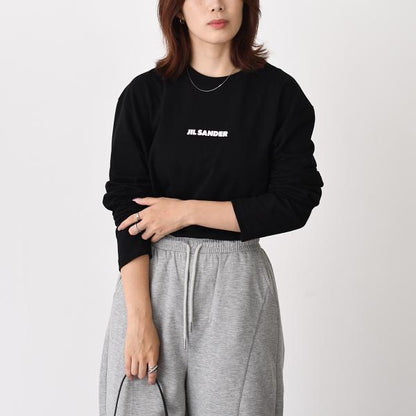 JILSANDER ロゴ 長袖コットンＴシャツ
