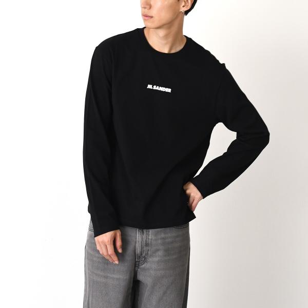 JILSANDER ロゴ 長袖コットンＴシャツ