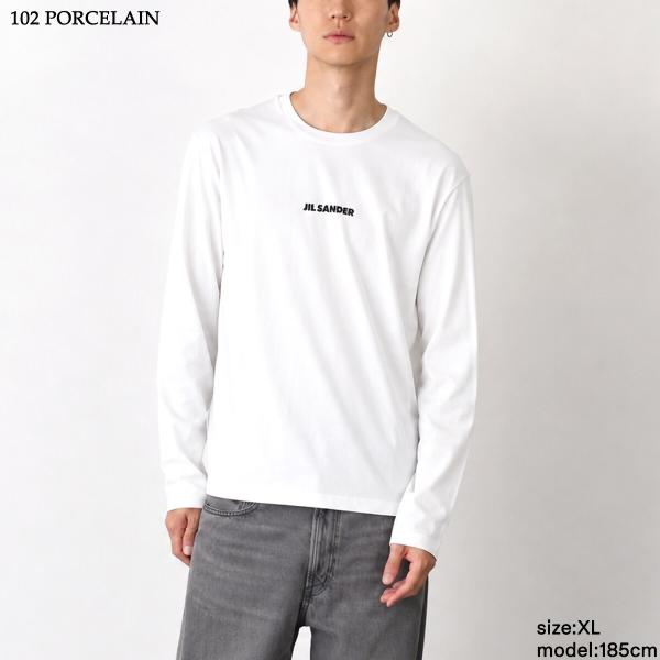 JILSANDER ロゴ 長袖コットンＴシャツ