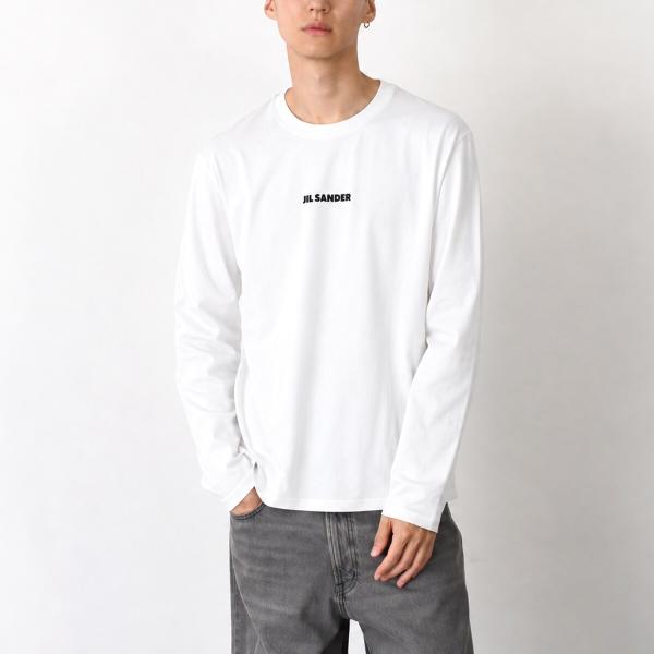 JILSANDER ロゴ 長袖コットンＴシャツ