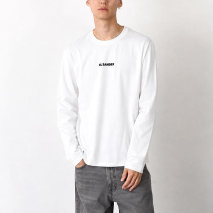 JILSANDER ロゴ 長袖コットンＴシャツ