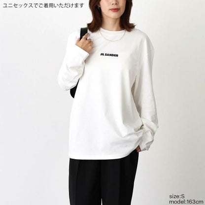 JILSANDER ロゴ 長袖コットンＴシャツ