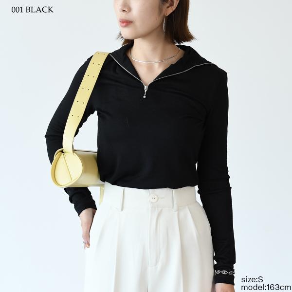 JILSANDER 지퍼 업 티셔츠 