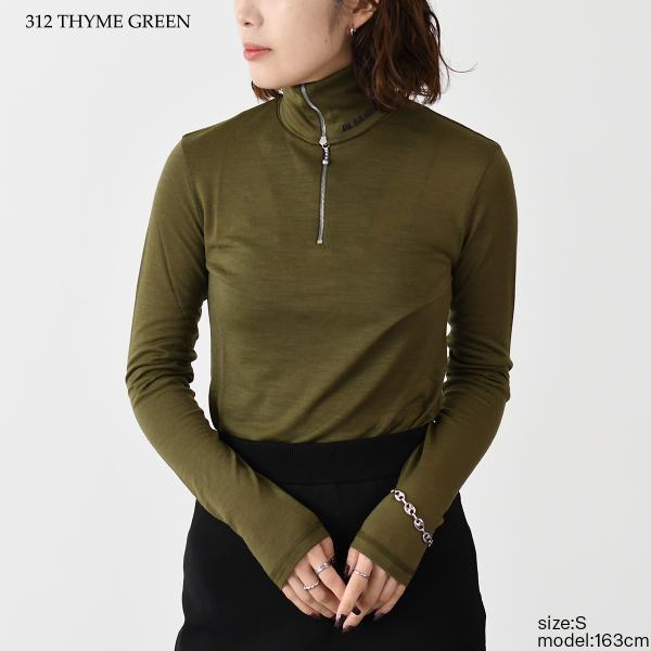 JILSANDER 지퍼 업 티셔츠 