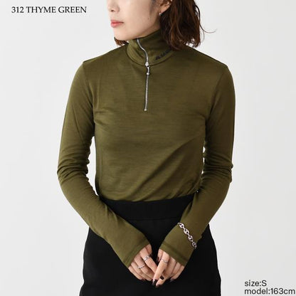 JILSANDER 지퍼 업 티셔츠 