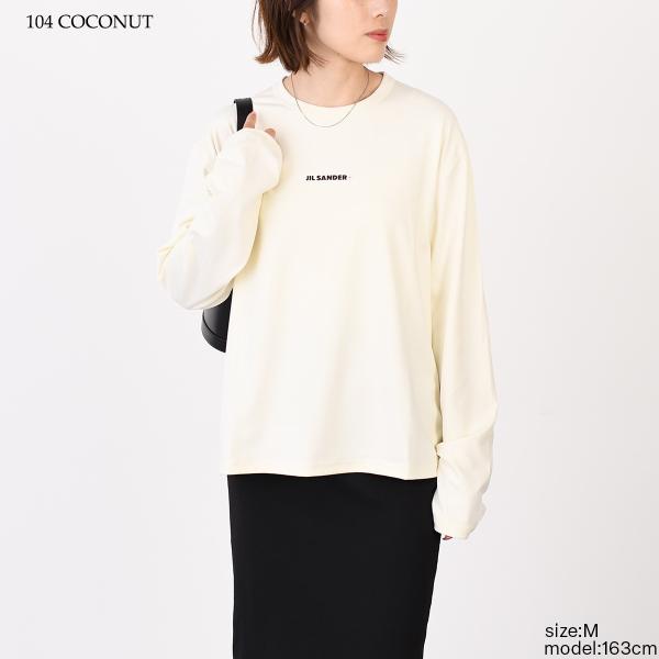 JILSANDER ジルサンダー Jil Sanderロゴ プリント 長袖Tシャツ