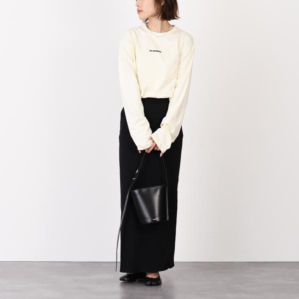 JILSANDER ジルサンダー Jil Sanderロゴ プリント 長袖Tシャツ