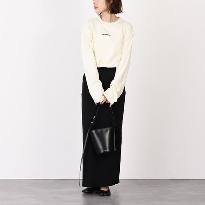 JILSANDER ジルサンダー Jil Sanderロゴ プリント 長袖Tシャツ