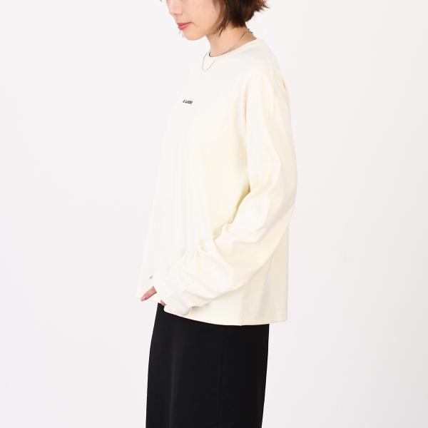 JILSANDER ジルサンダー Jil Sanderロゴ プリント 長袖Tシャツ