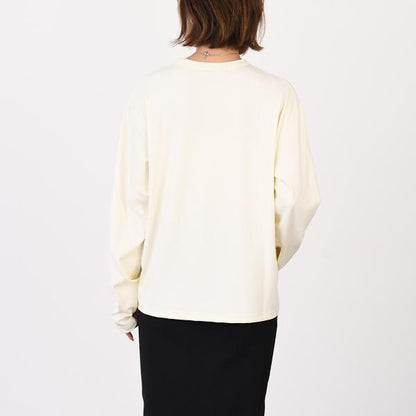 JILSANDER ジルサンダー Jil Sanderロゴ プリント 長袖Tシャツ