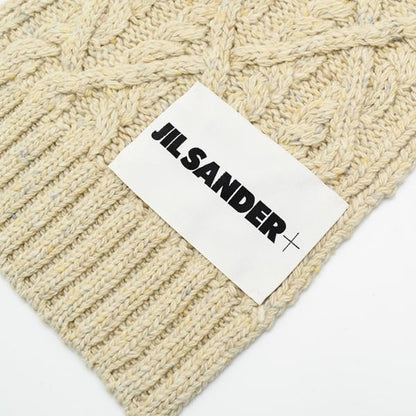 JILSANDER ロゴラベル ウールスカーフ