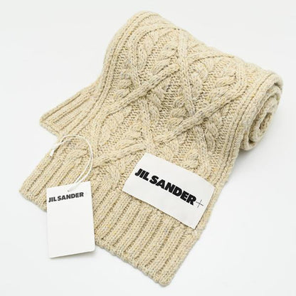 JILSANDER ロゴラベル ウールスカーフ