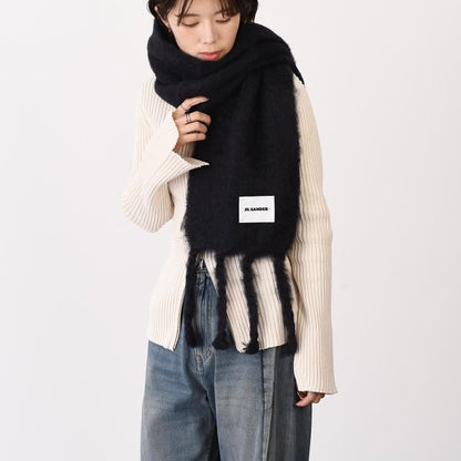 JILSANDER ジルサンダー ナローウールブレンド スカーフ