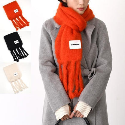 JILSANDER ジルサンダー ナローウールブレンド スカーフ